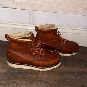 Carolina Men's Brown Leather Boots